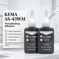 KEMA AS-43WM Colle anaérobie à résistance moyenne d'importation originale pour fixations métalliques