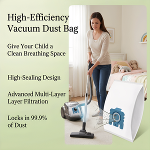Aspirateurs et sacs filtrants pour sacs à poussière en microfibre 3D GN-9917730 blanc bleu - Product Image 3