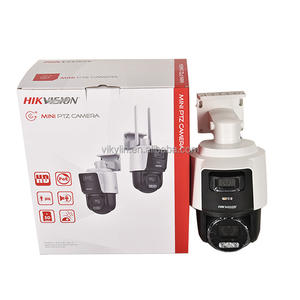 كاميرا شبكية PT من HIKVISION بتقنية TandemVu بدقة 4 ميجابكسل + 4 ميجابكسل وعدسة ثابتة وخاصية كشف الأشخاص والمركبات وتعمل عبر POE طراز DS-2SE2C400MWG-E/14 - Product Image 3