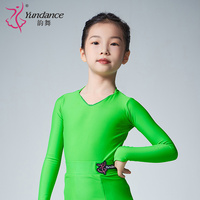 VG-010699 Yundance Robe de compétition latine Blackpool pour enfants Robe latine de performance de scène standard nationale régulière