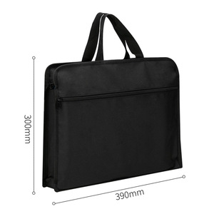 Deli Briefcase 63753 Blue Waterproof Large Capacity File Organizer With Zippered Pocket Unisex Business Bag - Product Image 5