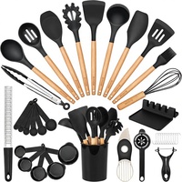 Ensemble d'ustensiles de cuisine Astercook certifiés FDA LFGB SGS, qualité alimentaire, pour la cuisine à domicile, la pâtisserie, les restaurants et la restauration