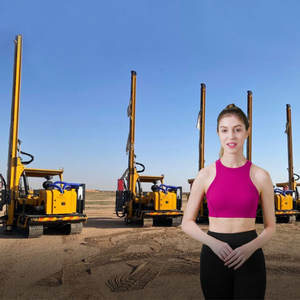 Hydraulic Solar Panel Sheet Piling Concrete Pile Pressing Machine with Engine Pump Motor High Load Moment Pile <b>Driver</b> EVERSTAR - Product Image 1