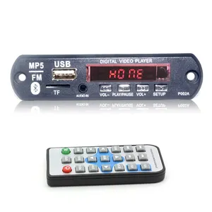 Car MP5 Multimedia Player HD Stereo Audio Radio Support Audio Video FM USB Remote Control Car MP5 Video Player