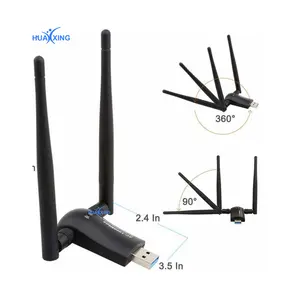 Двухдиапазонный беспроводной адаптер Realtek RTL8812AU 1200 Мбит/с USB Wifi сетевая карта 2,4 ГГц 5 ГГц USB 3,0 антенна