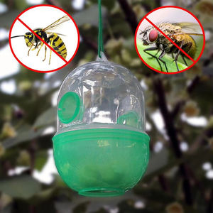 Piège à guêpes suspendu réutilisable pour l'extérieur, attrape-mouches, cage de capture pour apiculture, équipement et outils de lutte contre les frelons et les nuisibles - Product Image 2