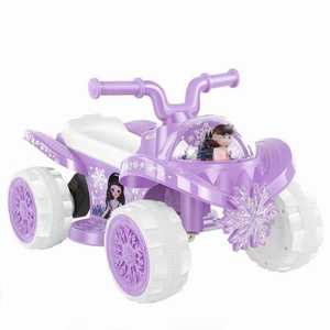 Quad électrique noir pour enfant <span class=keywords><strong>en</strong></span> promotion – Jouet porteur de haute qualité avec batterie 6V, prix de gros usine, lumières et roues incluses - Product Image 2