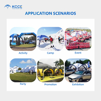 Dôme gonflable modulaire pour événements en plein air, tente de réception personnalisée, tente publicitaire gonflable, tente gonflable pour rallye, tente gonflable pour la promotion