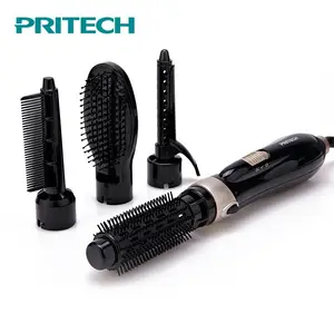 Pritech 4 in 1 Elettrico Spazzola di Aria Calda Volumizzante One Step Asciugacapelli