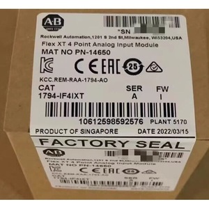 Module d'entrée analogique à 4 points Rockwell Automation Flex Xt 1794 If4ixt, équipement d'automatisation industrielle - Product Image 1