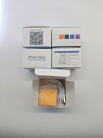 Mini Smart Wetterstation: Zeit- und Datumsanzeige, Wetterbildschirm, Smart Clock Gadget für Desktop, WiFi für Café und Büro