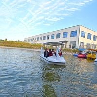 CHITONG DJTC-01 Goose Freizeitboot Geschäftsmöglichkeit mit Beleuchtung Bestpreis Dickwandiges Glasfaser-Elektroboot zum Verkauf