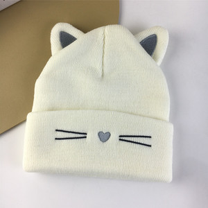<span class=keywords><strong>Gorro</strong></span> <span class=keywords><strong>de</strong></span> Punto Bordado con Orejas <span class=keywords><strong>de</strong></span> Gato, Cálido para Exteriores, Protección para las Orejas, <span class=keywords><strong>Gorro</strong></span> <span class=keywords><strong>de</strong></span> <span class=keywords><strong>Lana</strong></span> con Orejas <span class=keywords><strong>de</strong></span> Gato, <span class=keywords><strong>Gorro</strong></span> para el Frío, <span class=keywords><strong>Gorro</strong></span> <span class=keywords><strong>de</strong></span> Calle - Product Image 3