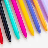 Nouveau stylo bille en plastique avec motif cœur, logo personnalisé, pointe de 1,0 mm, séchage rapide, fournitures de bureau, papeterie pour étudiants, cadeau de bienvenue