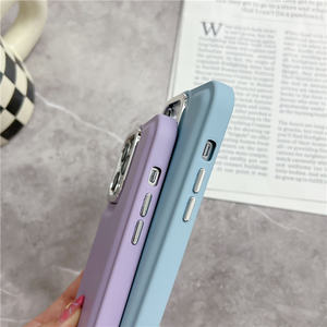 Para Oppo REALME <span class=keywords><strong>C11</strong></span> 2021/C20 diseño de agujero grande lente de cámara plateada spray de aceite MARCO DE Metal protección fundas para funda de teléfono celular - Product Image 3