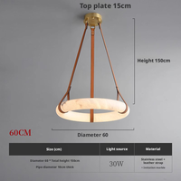 Lampes modernes et simples en résine, cuir et acier inoxydable pour la vente en gros, livraison rapide, pour la chambre d'enfant, le bureau à domicile, la décoration intérieure de luxe