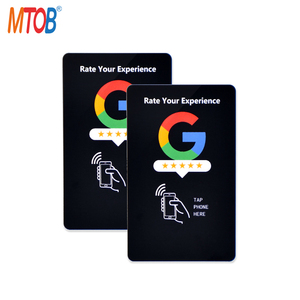 Fabrika fiyat Google İnceleme musluk kartı 13.56MHz Google yorum kartı NFC PVC Google NFC yorum kartı - Product Image 6