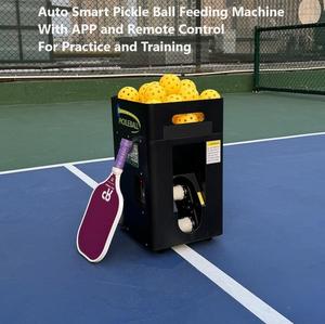 Machine de tir de balles de pickleball portable, nouvelle conception, oscillation, réglage multi-angle, <span class=keywords><strong>application</strong></span> de contrôle à distance, fabrication durable, entraînement - Product Image 5