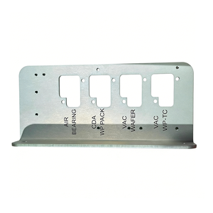 Pièces en tôle d'acier inoxydable SUS304 découpées au laser et estampées sur mesure au Vietnam pour panneaux de commande de systèmes d'équipements semi-conducteurs - Product Image 1