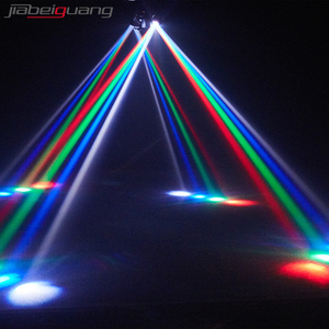 LED Four Small <span class=keywords><strong>Cyclone</strong></span> 6 en 1 Bee Eye Light Beam Laser Moving Head pour bar Disco Stage Strobe Light for KTV Parties Nightclubs - Product Image 3