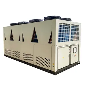 Facile da Installare Basso Consumo Elettrico 300KW 80 ton 150 tonnellate A Vite Raffreddato Ad Aria Refrigeratore D'acqua