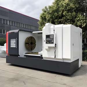 เครื่องกลึงโลหะแบบเตียงแบนมีความแม่นยำสูงเครื่องกลึงซีเอ็นซีแนวนอนแบบ CK61125พร้อมฟังก์ชั่นดิจิตอล - Product Image 3