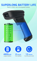 Escáner de código de barras USB inalámbrico de 2200mAh 1D 2D Lector de código de barras QR para tableta Android Pago móvil-en stock