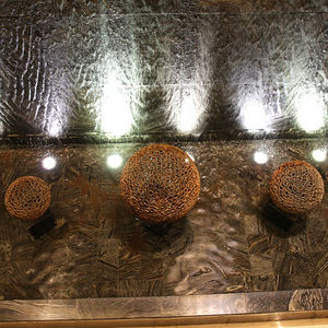 K081 bola dorada de acero inoxidable decoraciones escultura colgante abstracta hogar Oficina hotel lujo arte decoración moderna - Product Image 5