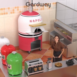 Four à pizza extérieur en acier inoxydable pour l'extérieur grand Napoli rond naturel gpl gaz alimenté au gaz - Product Image 1