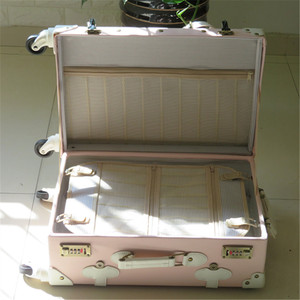 <span class=keywords><strong>Valigia</strong></span> Trolley Girevole Retrò in Pelle PU Giapponese di Lusso 2025, Misure 19'' e 25'' - Vendita all'Ingrosso - Product Image 6
