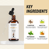 Aceite Esencial Adelgazante para Mujer, Etiqueta Privada al por Mayor, Mejora la Celulitis, Disuelve la Grasa, Quema Grasa