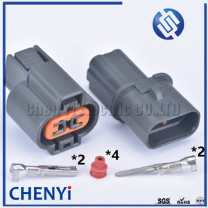 ขั้วต่อกันน้ำ<span class=keywords><strong>2</strong></span>ขา<span class=keywords><strong>2.3</strong></span>ตัวผู้หรือตัวเมียสำหรับยานยนต์ PB625-02127ไฟ Pb621-02120ปลั๊กเซ็นเซอร์เคาะ1G/2G - Product Image 1