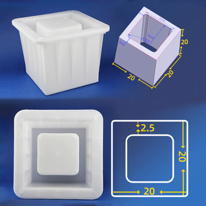 Stampo per mattoni in calcestruzzo di cemento di plastica leggera di alta qualità stampo per blocchi ad incastro cavo - Product Image 2