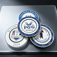 Ensemble de marqueurs de balle de golf personnalisables avec logo, design gratuit, qualité supérieure et finition lisse
