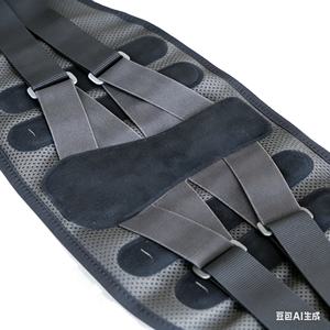 Lumbaler Intervertebraler Diskusprotrusions-Rehabilitationsgürtel, Schlankheitsgürtel für den Bauch, Stahlplatten-Stützgürtel - Product Image 3