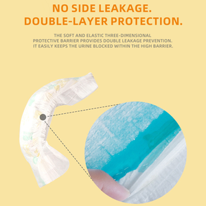 Couches pour bébés nouveau-nés unisexes biodégradables personnalisées Couches épaisses Surface sèche Couches jetables pour bébés - Product Image 6