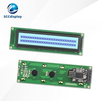 Russische Zeichen JXD2402A-IIC COB STN 24x2 Zeichen-LCD-Display IIC/I2C-Schnittstelle LED-Hintergrundbeleuchtung Hohe Helligkeit SCCdisplay