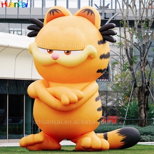 Gigantische Opblaasbare Dieren Garfield Custom Opblaasbare Mascotte Hoge Kwaliteit Bedrukte Opblaasbare Cartoon Voor Winkelcentrum Promotie - Product Image 1