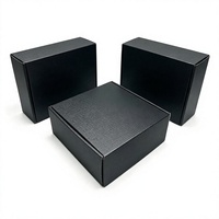 Boîtes cadeaux de luxe personnalisées en carton ondulé recyclable, auto-érectables, avec pelliculage mat, doublure en éponge, aseptiques, quadricolores