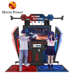 VR Gun 2 jugadores 9d <span class=keywords><strong>Realidad</strong></span> <span class=keywords><strong>Virtual</strong></span> Arcade <span class=keywords><strong>juego</strong></span> <span class=keywords><strong>de</strong></span> disparos VR plataforma <span class=keywords><strong>de</strong></span> pie simulador <span class=keywords><strong>de</strong></span> tiro <span class=keywords><strong>de</strong></span> caza <span class=keywords><strong>virtual</strong></span> - Product Image 1