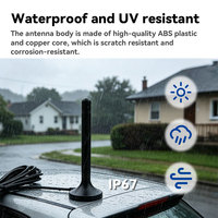Antenne magnétique à gain élevé 690-2700 MHz 4G LTE GSM avec câble RG174 de 3 m et connecteur SMA mâle pour routeur industriel et passerelle IoT