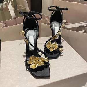 Sandales à talons hauts transparents de luxe pour femmes, best-sellers de l'été, chaussures de soirée sexy - Product Image 5