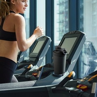 Botella Mezcladora Personalizada Everich para Gimnasio, Botella de Gimnasio Aislada al Vacío de Doble Pared de Acero Inoxidable 304 con Asa y Tapa