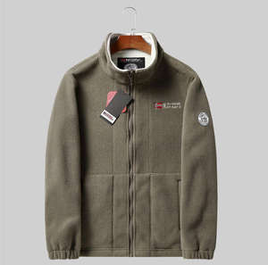 Chaqueta de Forro Polar para Hombre, Invierno, con Bolsillos, Color Sólido, Casual, Resistente al Frío, Gruesa y Cálida, Tallas Grandes - Product Image 4