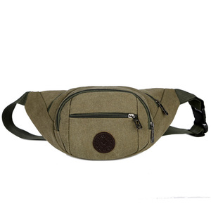 Riñonera Unisex Vintage de Lona Impermeable de Gran Capacidad, Duradera, con Logotipo Personalizado, para Exteriores, al por Mayor - Product Image 3