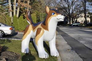Modèle d'animal gonflable sexy personnalisé de 2,5 m de long, loup <span class=keywords><strong>Fenris</strong></span> gonflable en PVC à vendre - Product Image 3