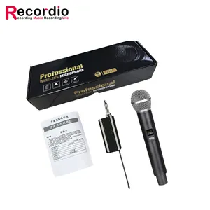 GAW-58P en düşük fiyat kablosuz UHF mikrofon Karaoke performans açık ses DJ şarkı Ktv konferans ile alıcı mikrofon