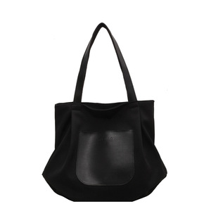 Bolsa de Lona Feminina 2025 Grande Capacidade com Fecho de Zíper Casual para Estudantes Bolsa de Ombro Diagonal Atacado - Product Image 6