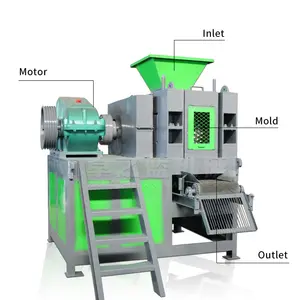 Individuelle Bio-Olive-Husk Eisenpulver-Brikettpresse Maschine Kissen-Ovalformungsmaschine