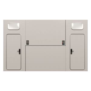 WE Serrure de porte intelligente Capsule Sleep Bed Matériau ignifuge pour hôtel/<span class=keywords><strong>auberge</strong></span> de jeunesse Taille unique Panneau en bois et fer Boîte de lit pour chambre à coucher - Product Image 1